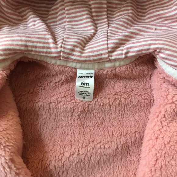 NWT Carter’s Pink Sherpa Suit - Picture 4 of 4